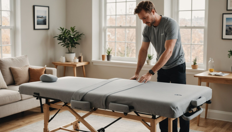 Avantages d’une table de massage pliante pour les professionnels mobiles